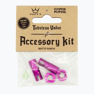 Nakrętka na wentyl Peaty's X Chris King MK2 Tubeless Valves Accessory Kit punch