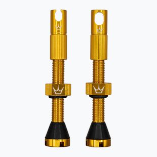 Zestaw wentyli presta Peaty's X Chris King MK2 Tubeless Valves 42 mm gold