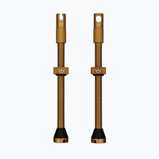 Zestaw wentyli presta Peaty's X Chris King MK2 Tubeless Valves 80 mm mango