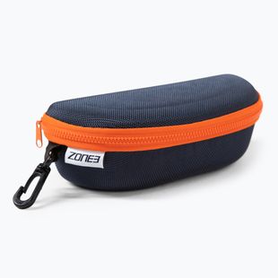 Etui na okulary pływackie ZONE3 Protective Swim Goggle Case navy/orange