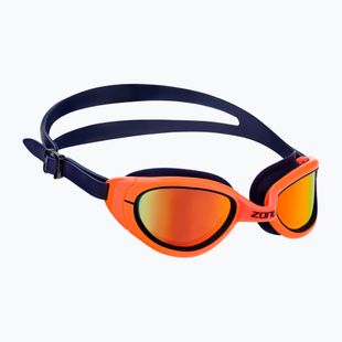 Okulary do pływania ZONE3 Attack navy/hi-vis orange