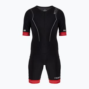 Kombinezon triathlonowy męski HUUB Race Long Course Tri Suit black/red