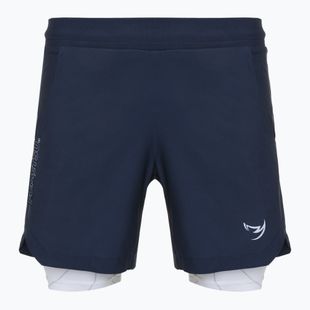 Spodenki treningowe męskie FUMETSU Icon Dual Layer Training navy/ white