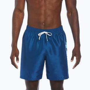 Szorty kąpielowe męskie Nike Big Block 7" Volley court blue