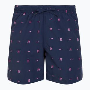 Szorty kąpielowe męskie Nike Luxe Letter 7" Volley midnight navy