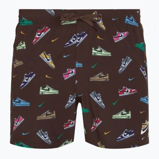 Szorty kąpielowe męskie Nike Multi Print 5" Volley baroque brown