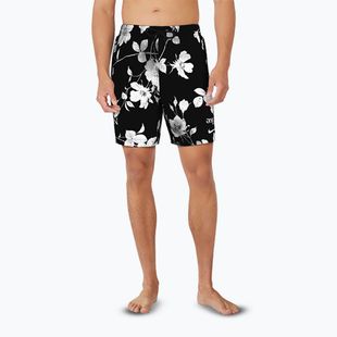 Szorty kąpielowe męskie Nike Fine Floral 7" Volley black