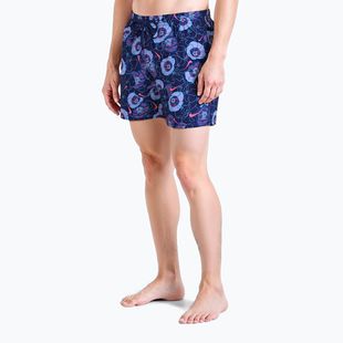 Szorty kąpielowe męskie Nike Multi Poppy Print 5" Volley midnight navy