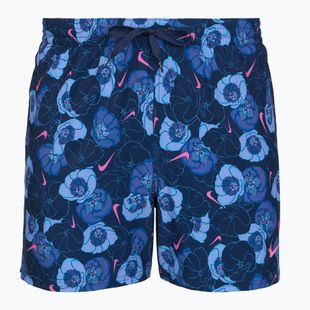 Szorty kąpielowe męskie Nike Multi Poppy Print 5" Volley midnight navy