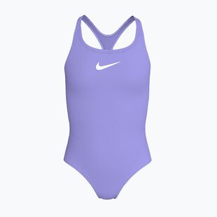 Strój pływacki jednoczęściowy dziecięcy Nike Essential Racerback light thistle