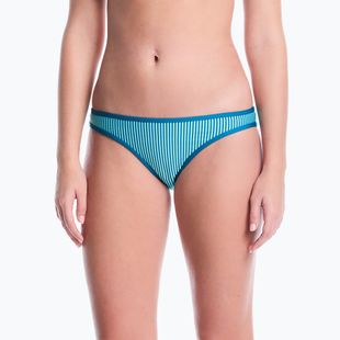 Dół od stroju pływackiego Nike Ripple Texture Hipster Bikini bleached turquoise