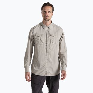 Koszula męska Craghoppers NosiLife Adventure Long Sleeved Shirt III parchment