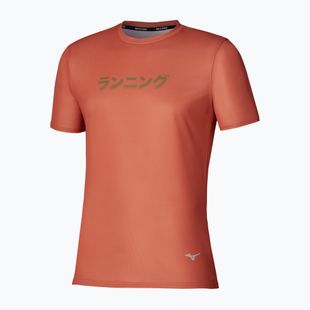 Koszulka do biegania męska Mizuno Core Graphic Short Sleeve ginger