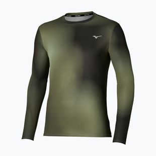 Longsleeve do biegania męski Mizuno Core Graphic Long Sleeve Tee Forest Night