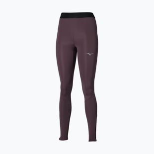 Legginsy do biegania damskie Mizuno Core Impulse Long Tight raisin