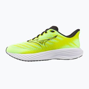 Buty do biegania dziecięce Mizuno Enerzy Rider Jr lime pulp/black oyster/evening primrose