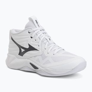 Buty do siatkówki Mizuno Wave Momentum Pro Mid white/metallic gray/black