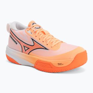 Buty do siatkówki Mizuno Neo Jump flamingo coral/lava orange/white