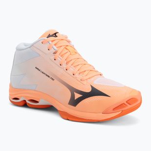 Buty do siatkówki Mizuno Wave Lightning Pro Mid flamingo coral/carbon/white