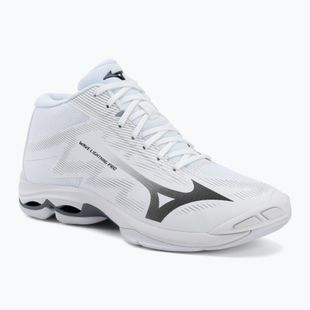 Buty do siatkówki Mizuno Wave Lightning Pro Mid white/black/ultimate gray