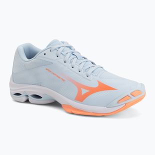 Buty do siatkówki damskie Mizuno Wave Lightning Pro blue finch/lava orange/flamingo coral
