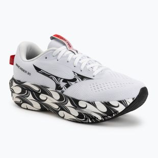 Buty do biegania męskie Mizuno Wave Rider 30 Disclosure white/black/high risk red
