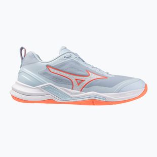 Buty do piłki ręcznej damskie Mizuno Wave Stealth Elite blue finch/white
