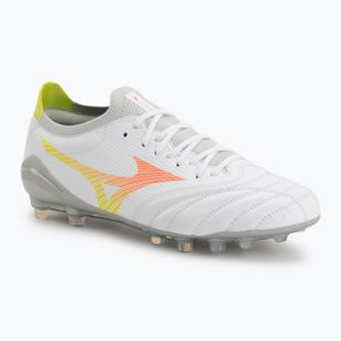 Buty piłkarskie Mizuno Morelia Neo V β Pro AG white/lava orange/evening primrose
