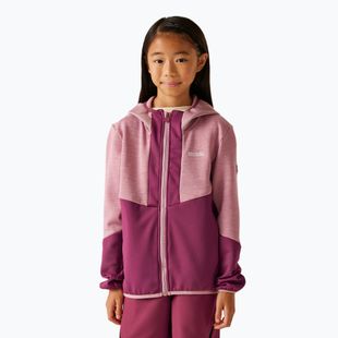 Bluza polarowa dziecięca REGATTA Dissolver X beaujolais/lilas