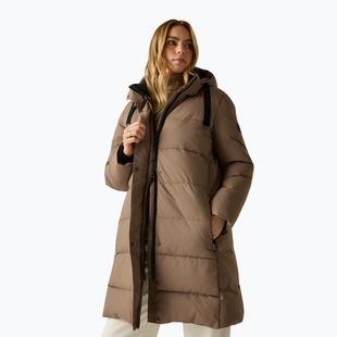 Płaszcz ocieplany damski REGATTA Eryn mocha/black