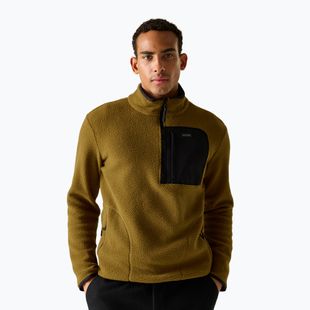 Bluza polarowa męska REGATTA Frankie Borg Half Zip rich tan/black
