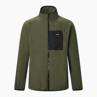 Bluza polarowa męska REGATTA  Frankie Full Zip Fleece dark khaki/black