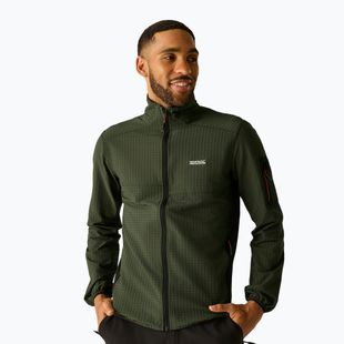 Bluza męska REGATTA Baslinn dark khaki/black