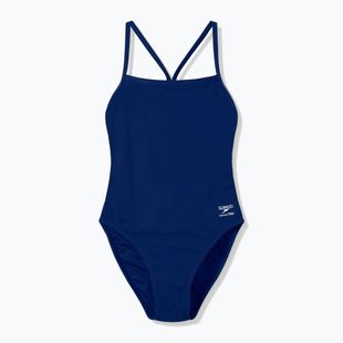 Strój pływacki jednoczęściowy damski Speedo Solid Endurancex V-Back 2.0 team navy