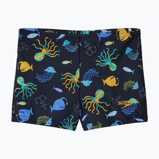 Bokserki pływackie męskie Speedo Print Aquashort anthracite