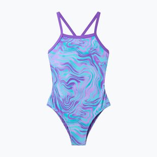 Strój kąpielowy jednoczęściowy dziecięcy Speedo Print Thinstrap pace purple