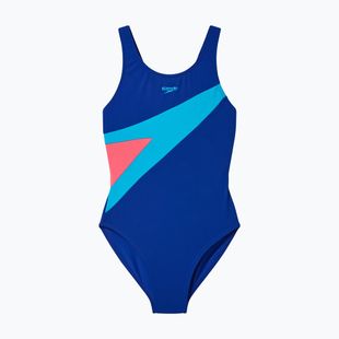 Strój kąpielowy jednoczęściowy dziecięcy Speedo Hyperboom Butterfly Back night watch/hyper teal