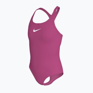 Strój kąpielowy jednoczęściowy dziecięcy Nike Effortless Essential desert pink