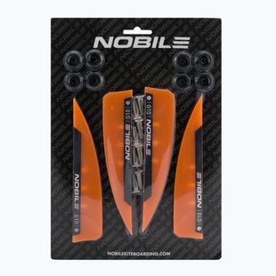 Finy do kiteboardu Nobile 15 Fin G10 4 szt. pomarańczowe