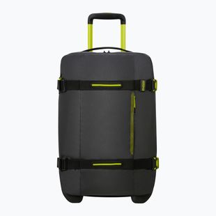 Walizka podróżna American Tourister Urban Track Duffle With Wheels 55 l black/lime