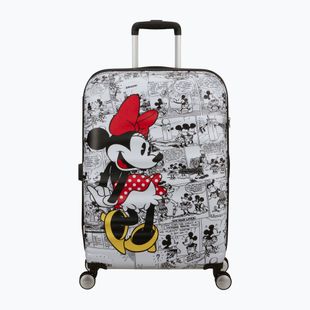 Walizka podróżna American Tourister Disney Wavebreaker 64 l  minnie comics white