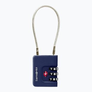 Kłódka Samsonite Cablelock 3 Dial TSA midnight blue