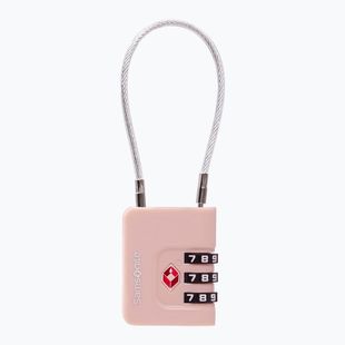 Kłódka Samsonite Cablelock 3 Dial TSA rose