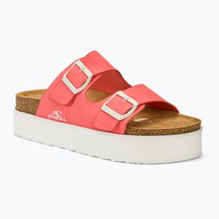 Klapki damskie O'Neill Platform Low bright coral
