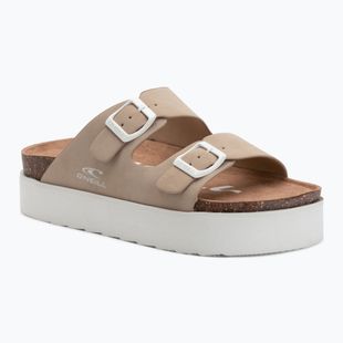 Klapki damskie O'Neill Sandy Platform Slider Low tan