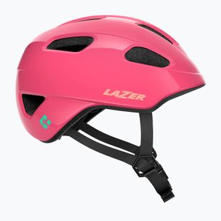 Kask rowerowy dziecięcy Lazer Nutz 2.0 KinetiCore fuschia