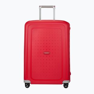 Walizka podróżna Samsonite S'cure Spinner 79 l crimson red