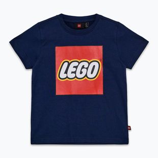 Koszulka dziecięca LEGO Lwtano 631 dark navy