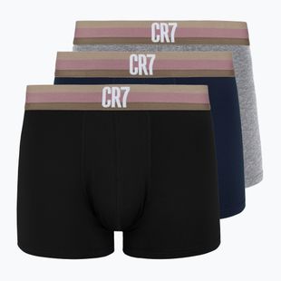 Bokserki męskie CR7 Basic Trunk 3 pary 711 multicolour