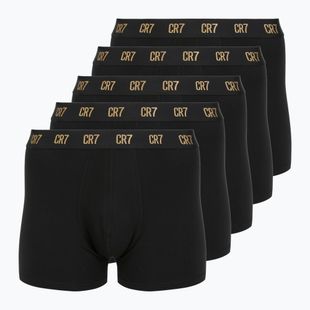 Bokserki męskie CR7 Basic Trunk 5 par 2352 black